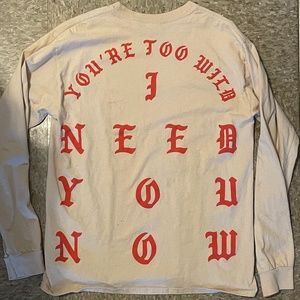 KANYE WEST SAINT PABLO L/S SHIRT CONCERT